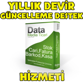 DATA MEDIA Ticari Yıllık Devir Güncelleme Destek Hizmeti