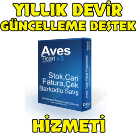 AVES Ticari Yıllık Devir Güncelleme Destek Hizmeti