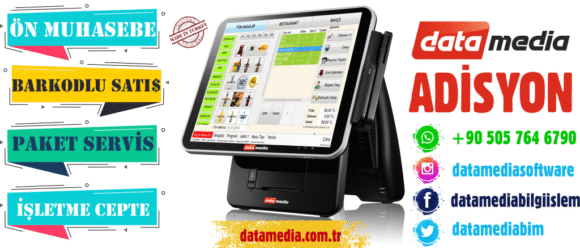 Adisyon Sistemi + Cep Telefonundan Sipariş Alma (Yıllık Lisans)
