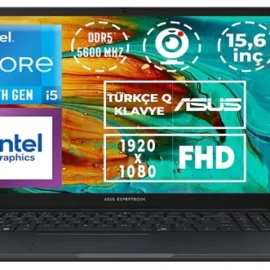 Asus Expertbook İ5-1334U 8Gb 512Gb Ssd 15.6" Fhd Notebook B1503cva-I58g512b1d Free Dos